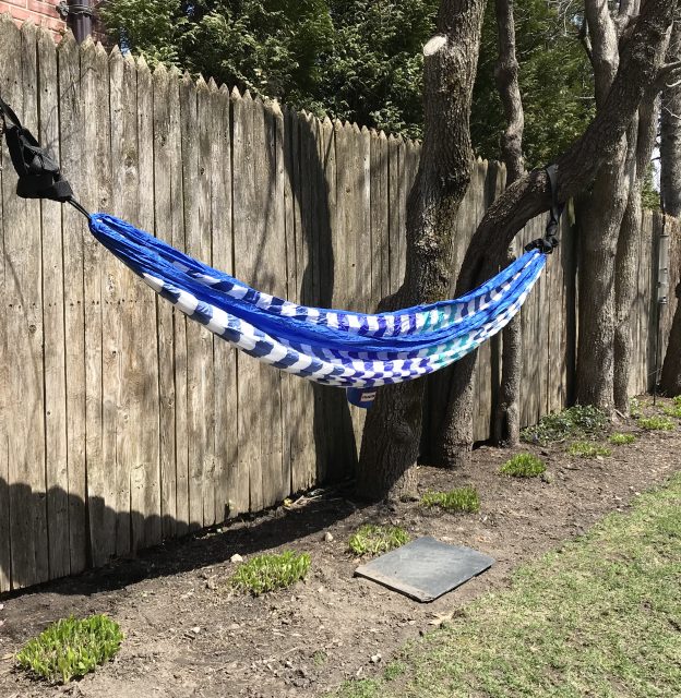 blue-striped hammock