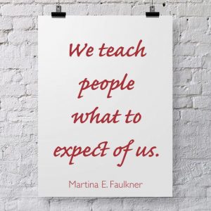We teach expectations